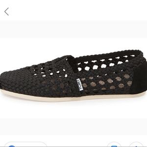 TOMS braided satin crochet classic